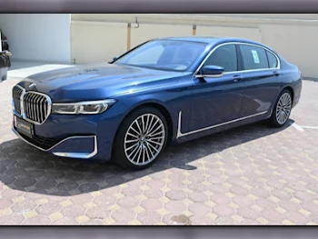 BMW  7-Series  730 Li  2022  Automatic  17,000 Km  4 Cylinder  Rear Wheel Drive (RWD)  Sedan  Blue  With Warranty