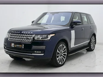 Land Rover  Range Rover  Vogue  Autobiography  2015  Automatic  80,000 Km  8 Cylinder  Four Wheel Drive (4WD)  SUV  Blue