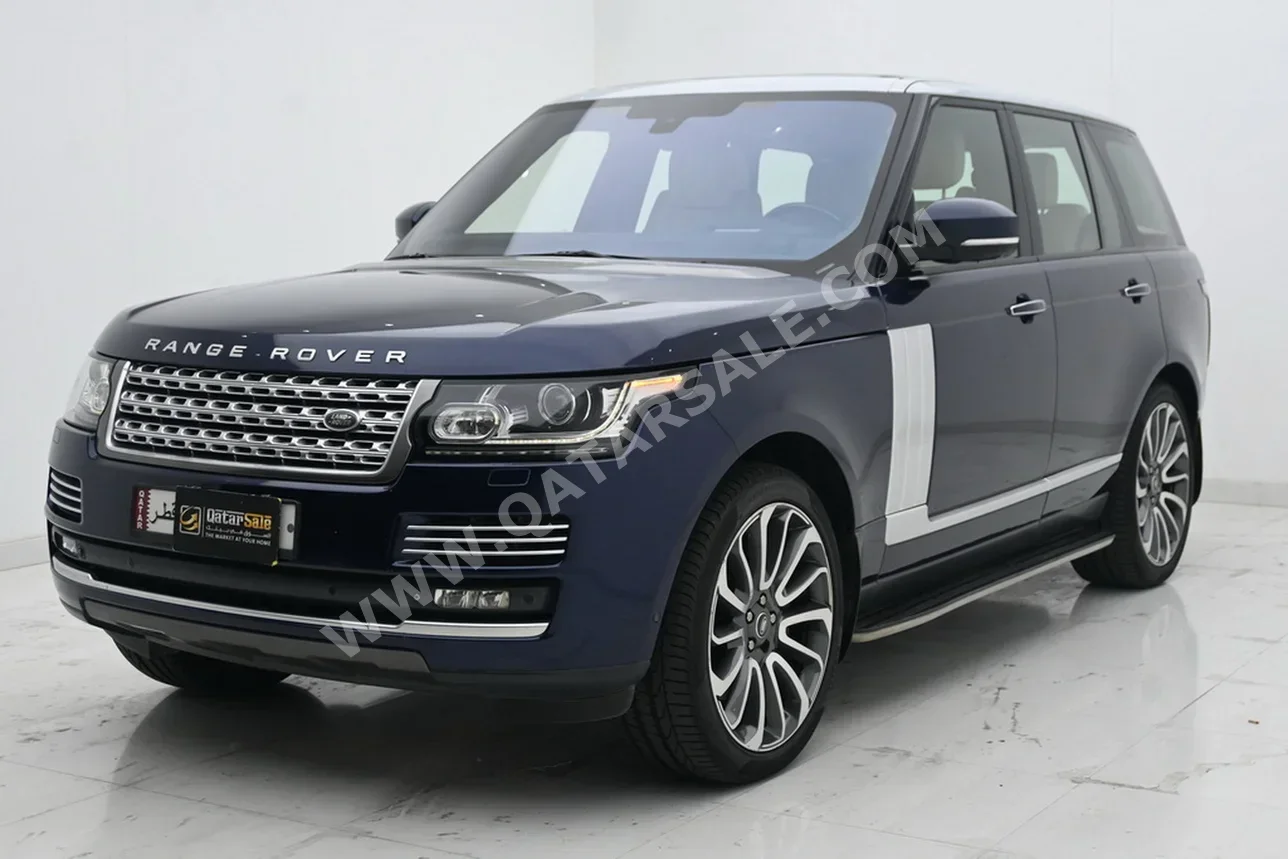 Land Rover  Range Rover  Vogue  Autobiography  2015  Automatic  80,000 Km  8 Cylinder  Four Wheel Drive (4WD)  SUV  Blue
