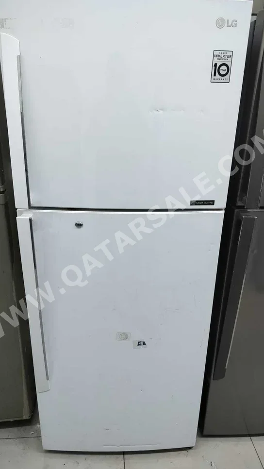 LG  Bottom Freezer Refrigerator  - White
