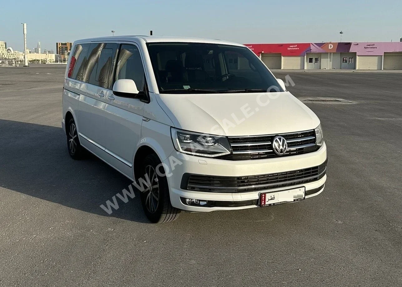 Volkswagen  Multivan  2018  Automatic  59,500 Km  4 Cylinder  Front Wheel Drive (FWD)  Van / Bus  White