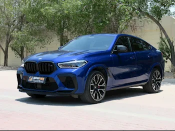 BMW  X-Series  X6 M  2022  Automatic  22,000 Km  8 Cylinder  Four Wheel Drive (4WD)  SUV  Blue  With Warranty
