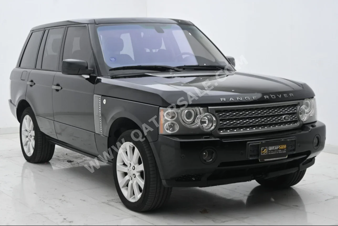 Land Rover  Range Rover  Vogue Super charged  2008  Automatic  118,000 Km  8 Cylinder  Four Wheel Drive (4WD)  SUV  Black