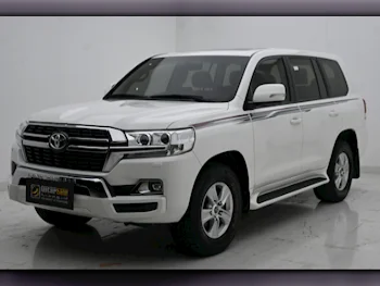  Toyota  Land Cruiser  GXR  2021  Automatic  99,000 Km  6 Cylinder  Four Wheel Drive (4WD)  SUV  White  With Warranty