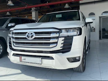 Toyota  Land Cruiser  GXR Twin Turbo  2023  Automatic  24,000 Km  6 Cylinder  Four Wheel Drive (4WD)  SUV  White  With Warranty