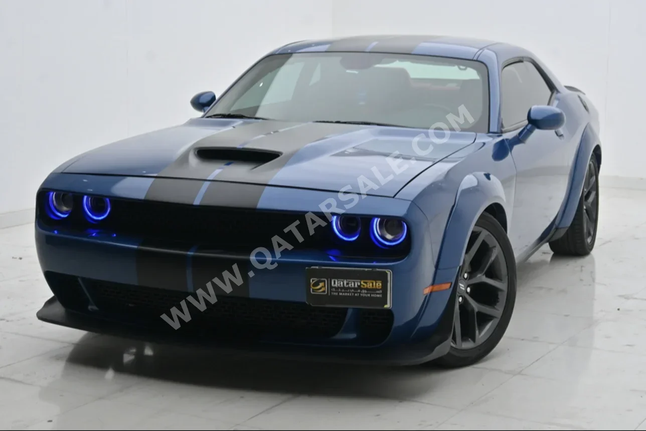 Dodge  Challenger  2021  Automatic  84,000 Km  6 Cylinder  Rear Wheel Drive (RWD)  Coupe / Sport  Blue