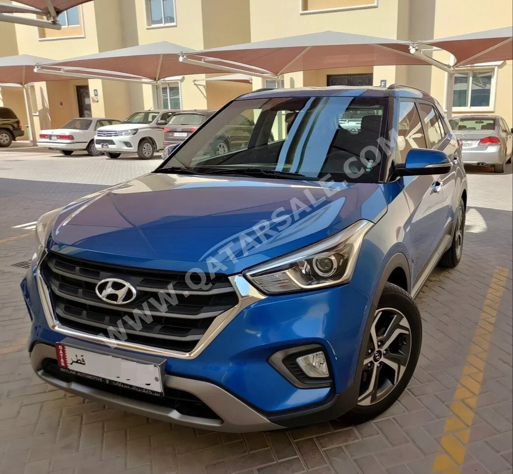 Hyundai  Creta  2019  Automatic  46,000 Km  4 Cylinder  Front Wheel Drive (FWD)  SUV  Blue