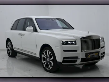 Rolls-Royce  Cullinan  2021  Automatic  20,500 Km  12 Cylinder  Four Wheel Drive (4WD)  SUV  White  With Warranty