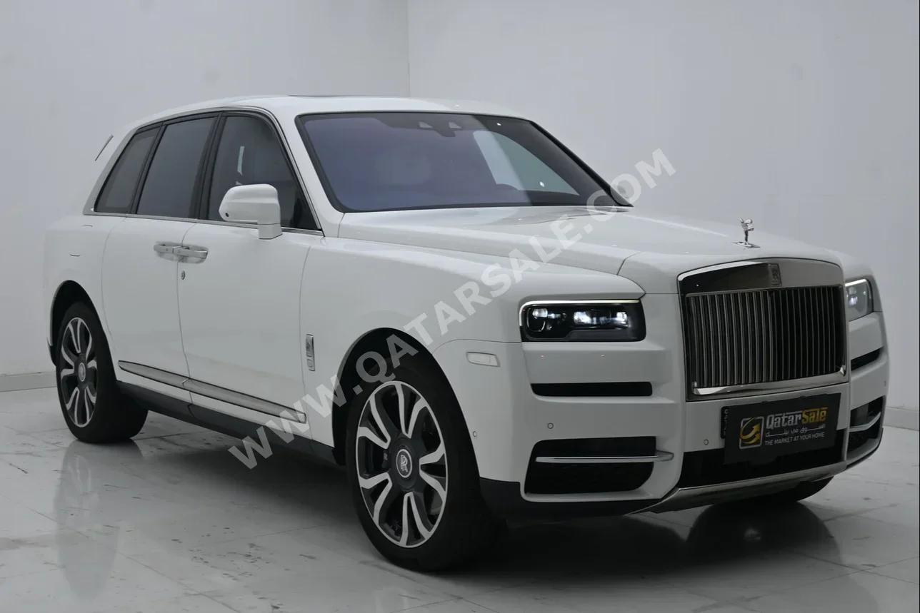 Rolls-Royce  Cullinan  2021  Automatic  20,500 Km  12 Cylinder  Four Wheel Drive (4WD)  SUV  White  With Warranty