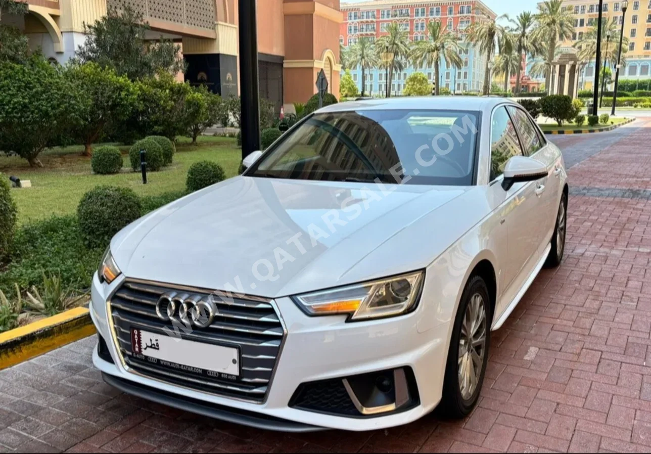 Audi  A4  S-line  2019  Automatic  68,000 Km  4 Cylinder  All Wheel Drive (AWD)  Sedan  White  With Warranty