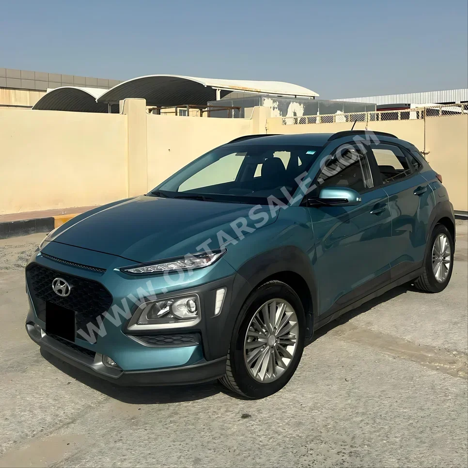 Hyundai  Kona  2019  Automatic  54,000 Km  4 Cylinder  Front Wheel Drive (FWD)  SUV  Blue