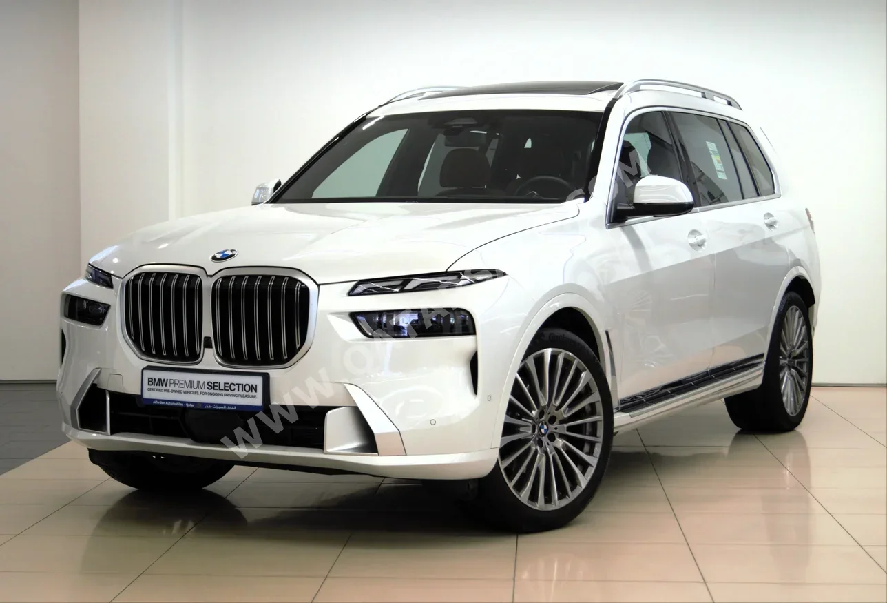 BMW  X-Series  X7 40i  2023  Automatic  13٬950 Km  6 Cylinder  Four Wheel Drive (4WD)  SUV  White  With Warranty