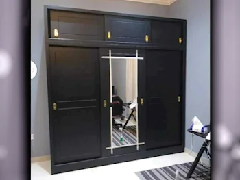 Wardrobes & Dressers - Doha Furniture  - Wardrobes  - Black