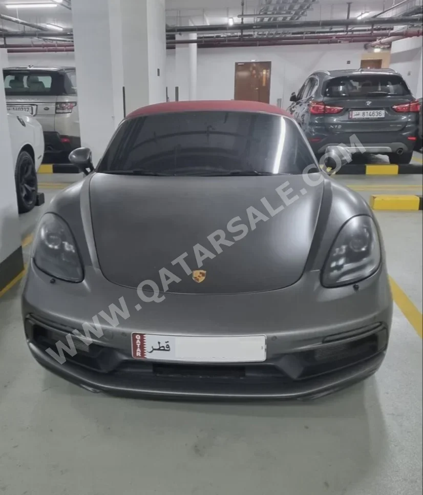 Porsche  Boxster  GTS  2019  Automatic  68,600 Km  4 Cylinder  Rear Wheel Drive (RWD)  Convertible  Gray  With Warranty