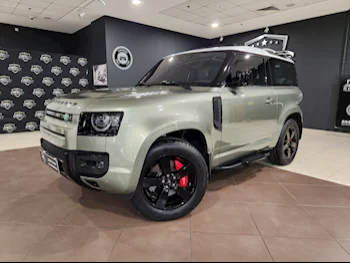 Land Rover  Defender  90 HSE  2022  Automatic  29,000 Km  6 Cylinder  Four Wheel Drive (4WD)  SUV  Olive Green  With Warranty