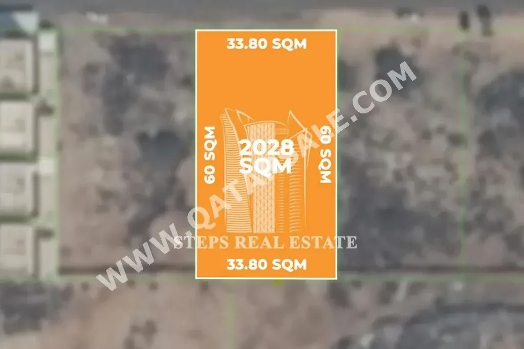 Lands For Sale in Al Daayen  - Al Sakhama  -Area Size 2,028 Square Meter