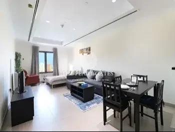 شقة  للايجار  في الدوحة -  اللؤلؤة  مفروشة بالكامل