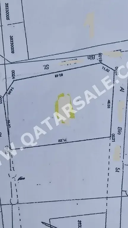 اراضي للبيع في الدوحة  - السد  -المساحة 3,840 متر مربع