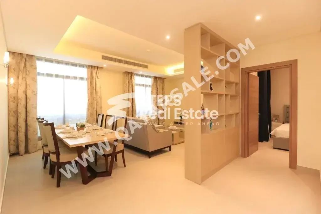 1 Bedrooms  Apartment  For Rent  in Lusail -  Fox Hills  Fully Furnished